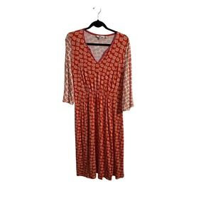 Boden Falling Floral Jersey Maxi Dress Size 12R